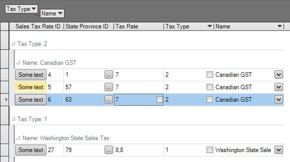 .NET Elegant Grid: Office 2010 Black theme