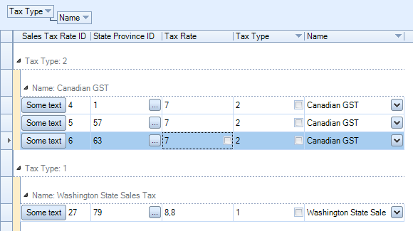 .NET Elegant Grid: Office 2010 Blue theme