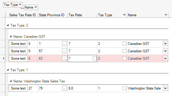 .NET Elegant Grid: Office 2013 RedLightGrey theme