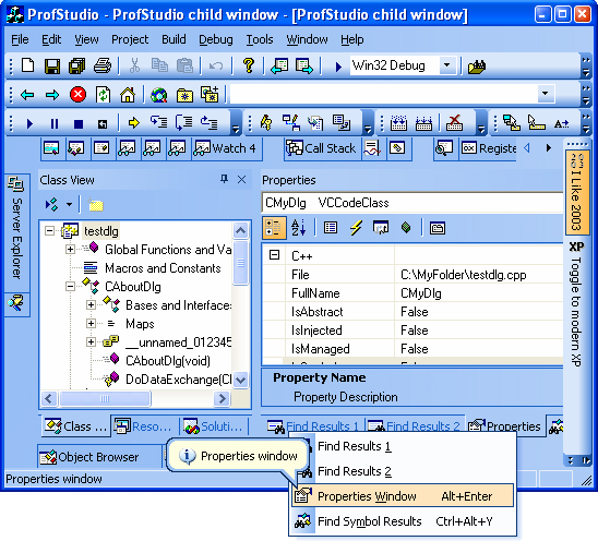 Professional User Interface Suite (Prof-UIS)