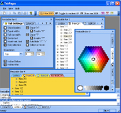 MFC/C++ flat tab container