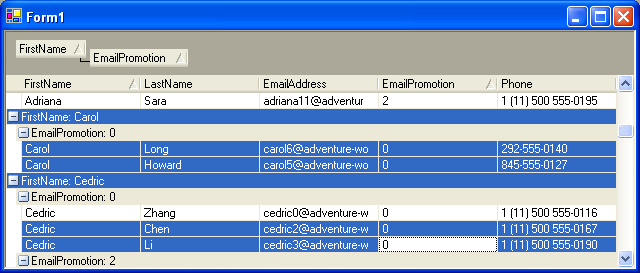 .NET Elegant Grid: Multiple row selection