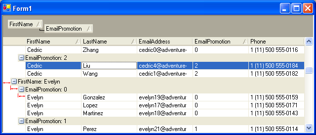 .NET Elegant Grid: Row indentation