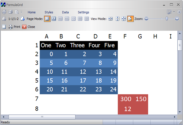 Prof-UIS Help Formula Grid 4