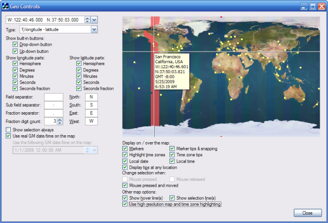 Prof-UIS Geographic Controls