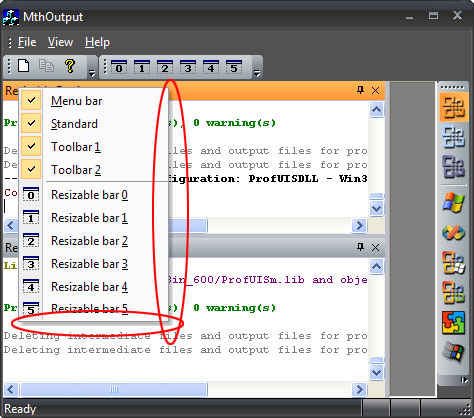 MFC Prof-UIS dynamic shadow