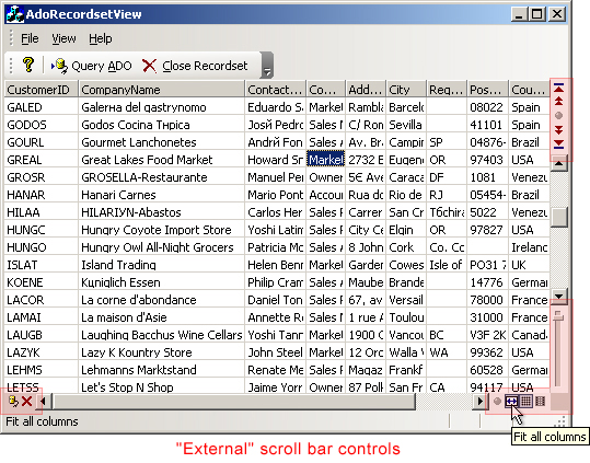 Prof-UIS data grid control