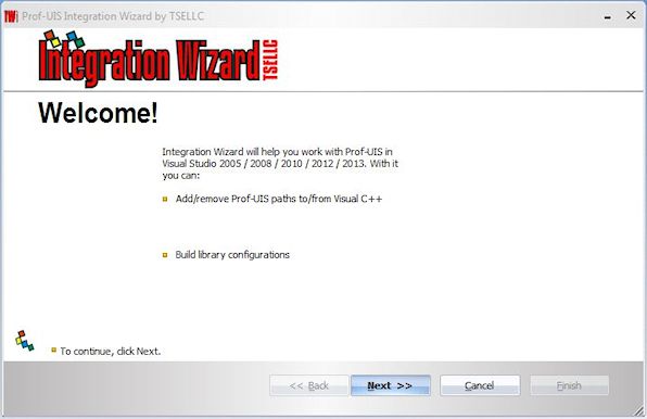 Prof-UIS Integration Wizard