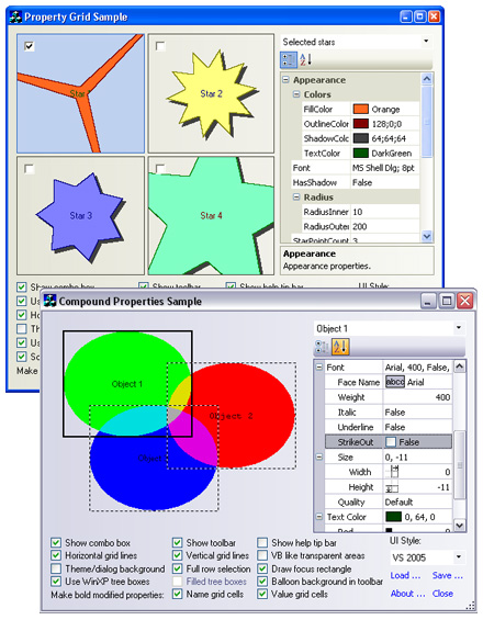 C++/MFC Prof-UIS Property Grid for browsing and editing properties of objects of any complexity