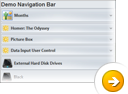 Navigation Bar Sample