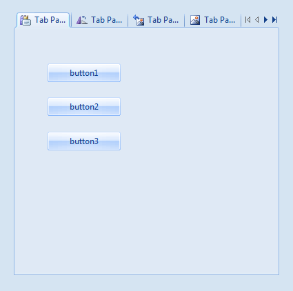 Elegant Ribbon Tab Control