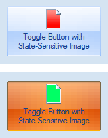 Elegant Ribbon Toggle Button on the Form