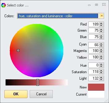Prof-UIS: Color selection dialog box 4