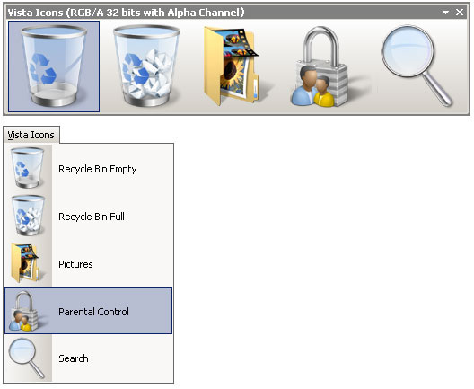 Prof-UIS: Windows Vista/XP quality icons on Windows 98
